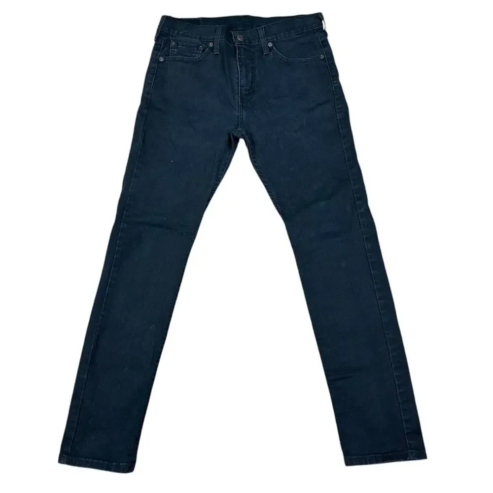 Levi's 510 Skinny Fit Black Jeans Size 30 X 28 Short inseam